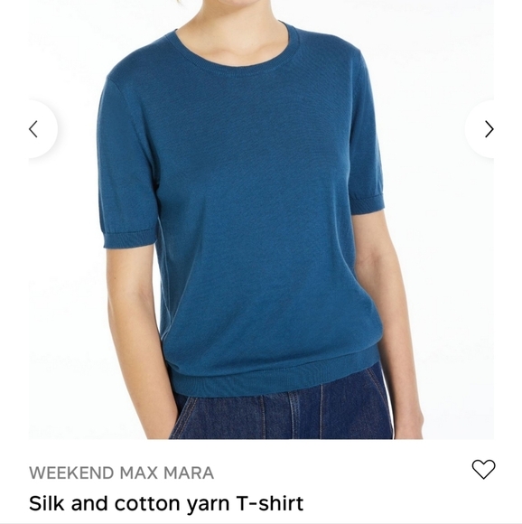 MaxMara Weekend Royal blue knit top - Picture 9 of 9